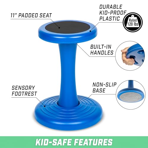 18-Inch Wobble Stool for Active Kids - Sensory Chair for Focus & Posture