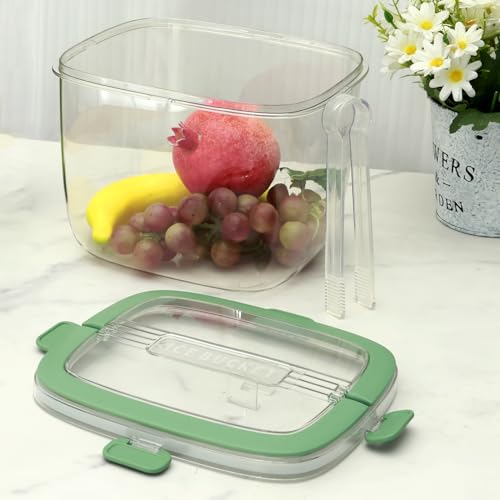 5L Portable Ice Bucket with Lid & Tongs for Parties & Outdoor Use