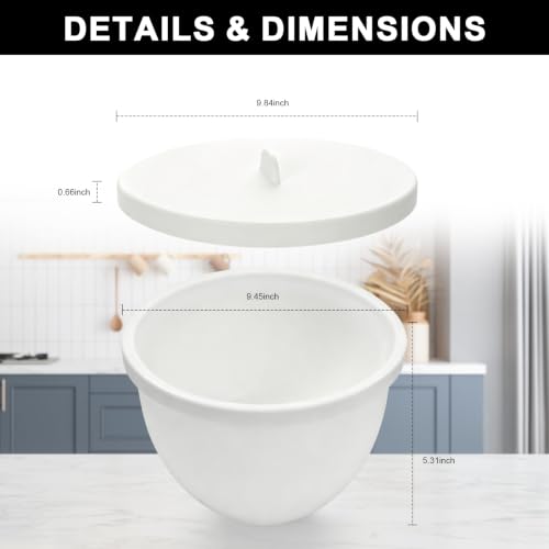 Silicone Bowl Liner with Lid for 5 Qt Tilt-Head Stand Mixers