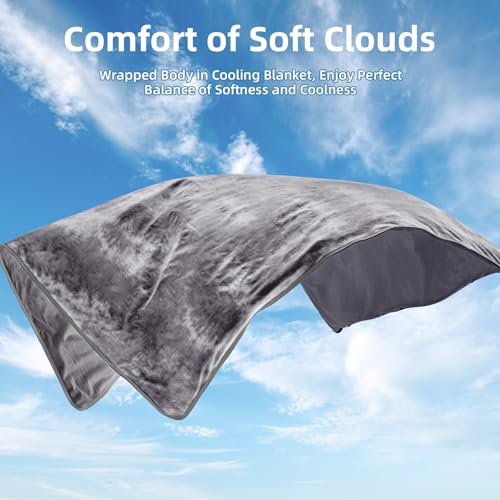 Cooling Blanket 60x80 Twin Size - Lightweight Breathable Summer Bedding