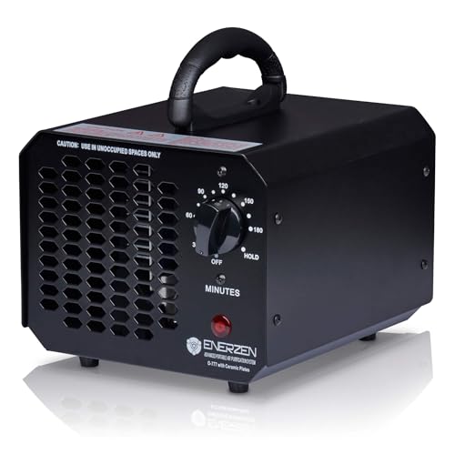 Industrial Ozone Generator 60,000mg Air Purifier Deodorizer Black