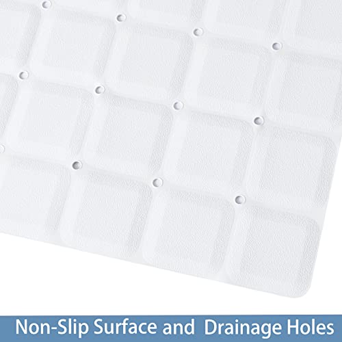 Jumbo Foldable Non-Slip Silicone Bathtub Mat - 36 x 18 Inch Shower Mat