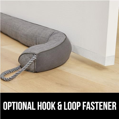 Door Draft Stopper Heavy Duty Under Door Seal & Sweep, 32-Inch Gray