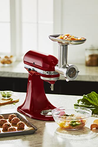 Metal Food Grinder Attachment Set for Stand Mixers with Sausage Stuffer Tubes