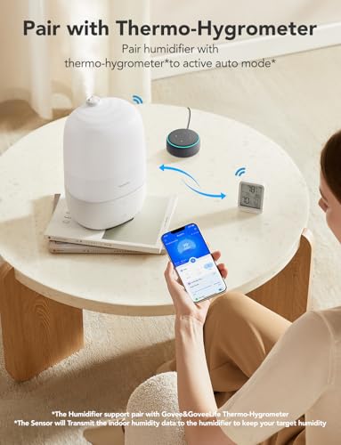Smart Cool Mist Humidifier 3L Top Fill with RGB Night Light and App Control