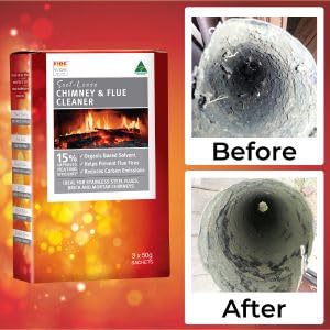 Firewise 18 Treatments Soot-Loose Chimney & Flue Cleaner Dissolves Soot, Tar and Creosote Increases Heater Efficiency, Reduces Smoke Emissions & is Non-Corrosive
