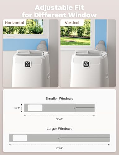 14,000 BTU Portable Air Conditioner 3-in-1 AC Unit for Rooms Up to 650 Sq. Ft