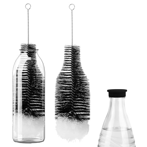 Long Bottle Cleaning Brush with Anti-Scratch Nylon Bristles 13.4 Inch