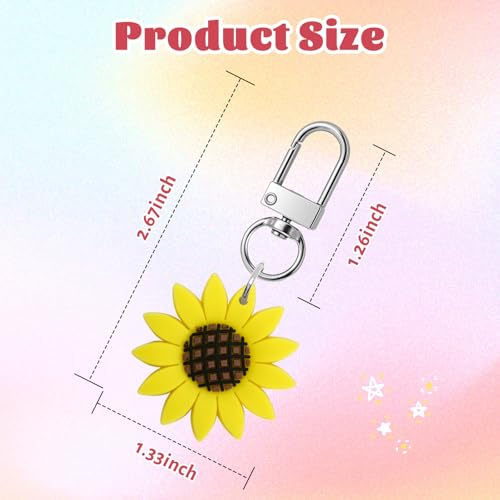 Pabucle Random-200 Bulk Cute Keychain Pack for Car Keys, Purses & Bags