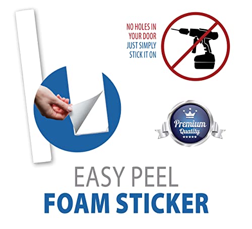 Waterproof Mezuzah Case Set - 15cm Semi-Round Plastic Holder with Shin - 5 Pack