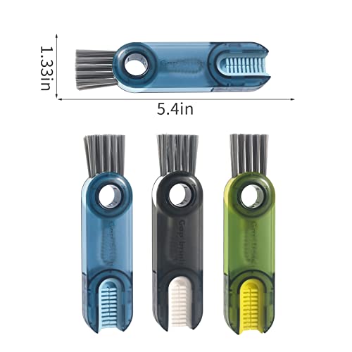 3-in-1 Cup Lid Gap Cleaning Brush Set - Multifunctional Bottle & Crevice Cleaner