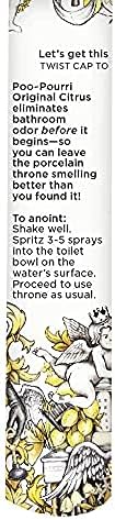 Poo-Pourri Before-You-Go Toilet Spray - Original Citrus Travel Size .34 Fl Oz | Up to 20 Uses, TSA Approved