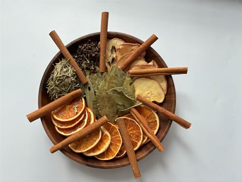 Natural Christmas Stovetop Potpourri Set with Dried Fruit and Spices