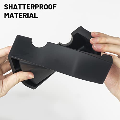 Large Silicone Cigar Ashtray - Unbreakable 4-Rest Square Patio Ashtray