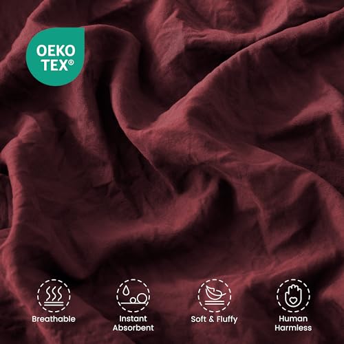 Soft Stone Washed Duvet Cover Twin XL - Easy Care & Gift Wrapped