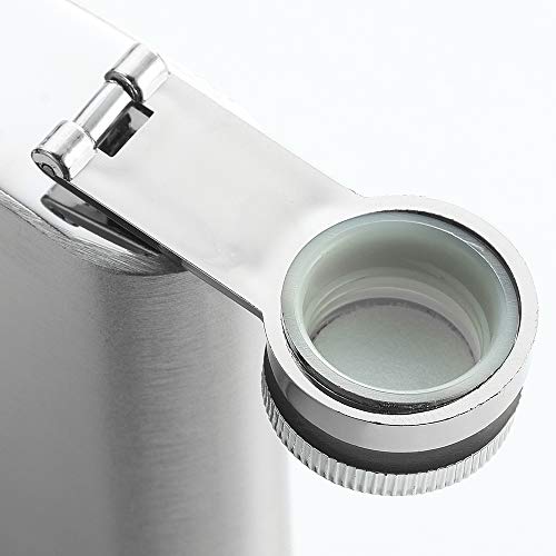 8oz Stainless Steel Flask with Funnel Set - Discreet, Leakproof, Portable Drinking Bottle