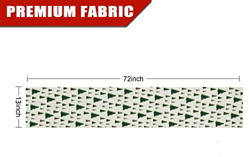 GAGEC Christmas Table Runner 13x72 Inch Xmas Holiday Home Kitchen Decor