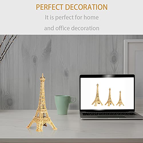 Eiffel Tower Statue 15cm Metal Paris Architecture Model Home Decor