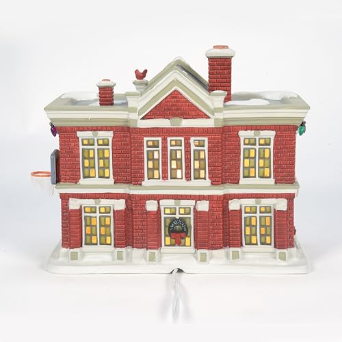 Department 56 A Christmas Story Cleveland Elementary School Lit Building – School Variation