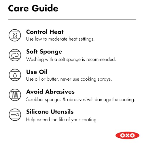 OXO Agility Series 5QT Saute Pan with Lid, Ceramic Nonstick Cookware PFAS-Free, Induction Suitable, Quick Even Heating, Stainless Steel Handles, Chip-Free Rims, Dishwasher and Oven Safe, Black
