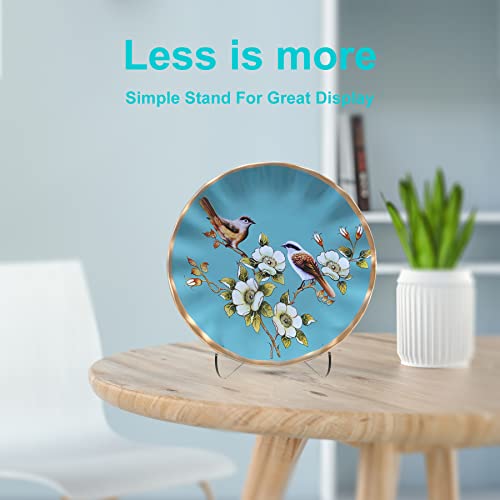 3-Inch Clear Acrylic Display Stand, 60-Degree Angled Easel Holder (2-Pack)