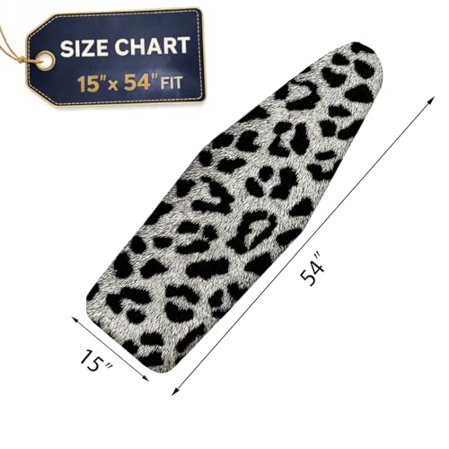 Standard Size Ironing Board Cover 15x54 Inch Heat & Stain Resistant Cotton