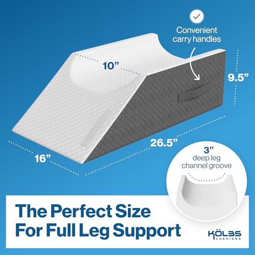 Double Leg Elevation Pillow for Post-Surgery Comfort