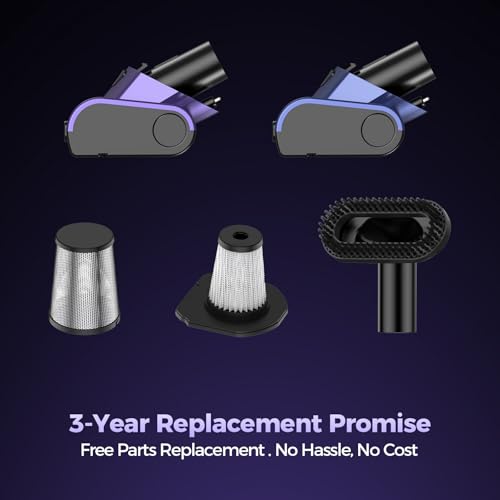 Cordless Handheld Vacuum for Pet Hair - 20000PA High Power Car Vacuum