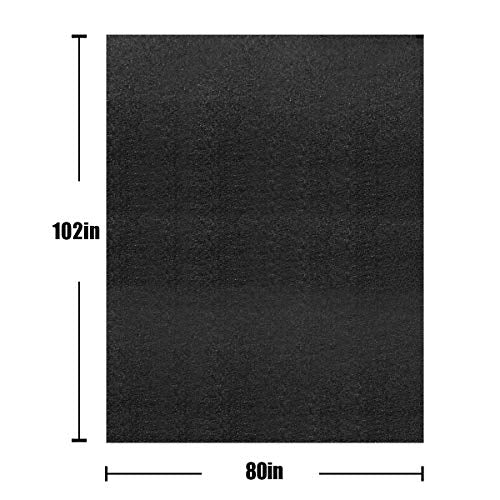 Absorbent Garage Floor Mat - 8.5' x 6.6' Reusable Oil Spill Pad