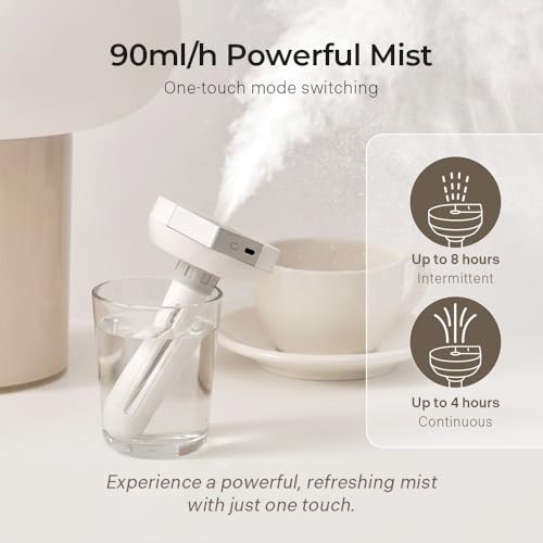Portable Wireless Mini Humidifier USB Rechargeable Personal Mist Maker
