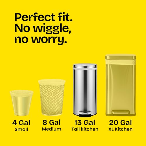 Glad ForceFlex Tall Kitchen Trash Bags 13 Gallon Gain Original 110 Count