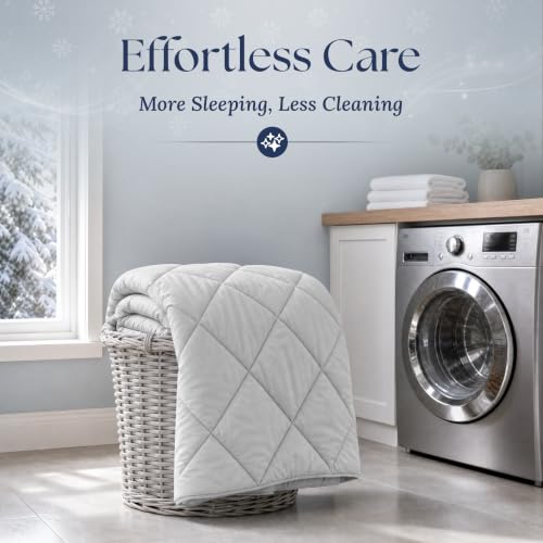 Cooling Comforter King Size - BreezeWeave Blanket for Hot Sleepers