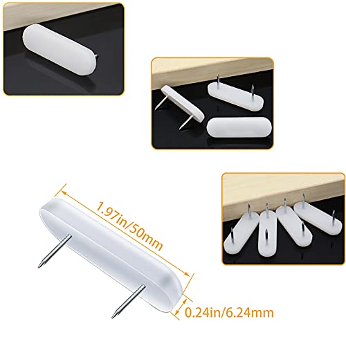 30 Bed Skirt Pins - Reusable Holders for Upholstery & Slipcovers