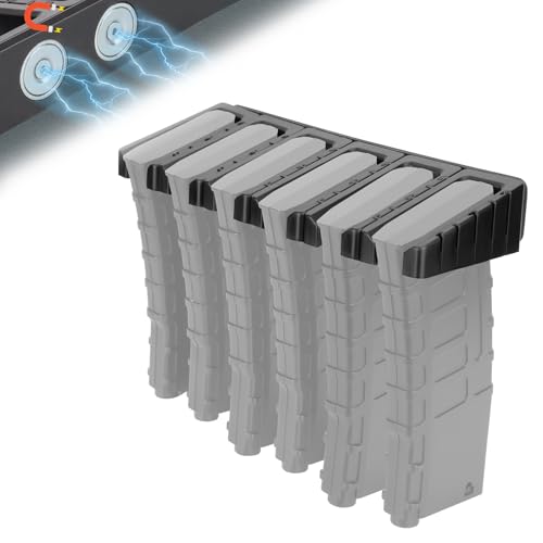 Magnetic Magazine Wall Mount for 5.56 .223 Magazines, ABS Storage Organizer