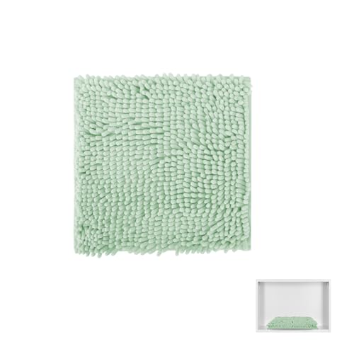 10x10 Green Locker Rug, Soft Microfiber Non-Slip School Locker Carpet