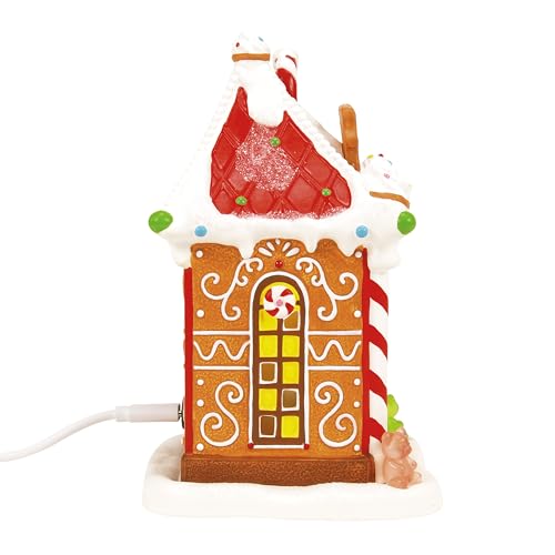 Lighted Christmas Village Building - A Sentry for Santa Porcelain Decor, 6.5"