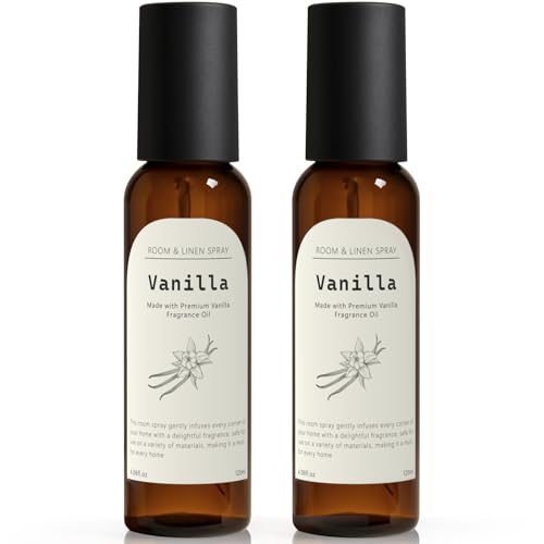 Vanilla Room Spray & Odor Eliminator, Long-Lasting Fragrance Mist - 2 Pack