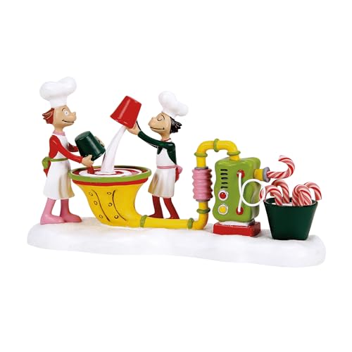 Who-Ville Candy Crew Christmas Village Figurine - Hand-Painted Resin, 3.5 Inch