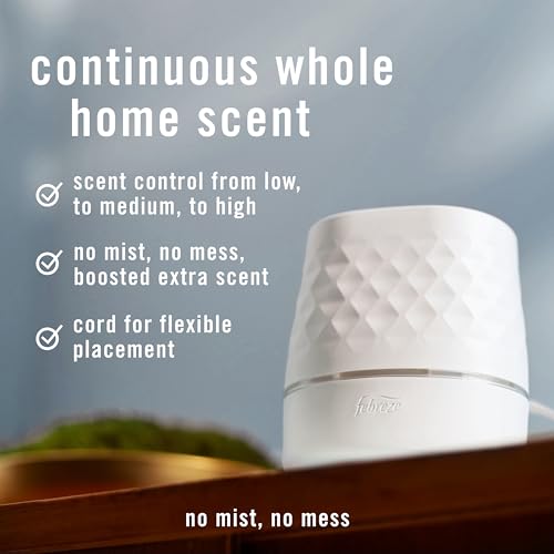 Plug-In Air Freshener Starter Kit with Scent Booster & 2 Oil Refills