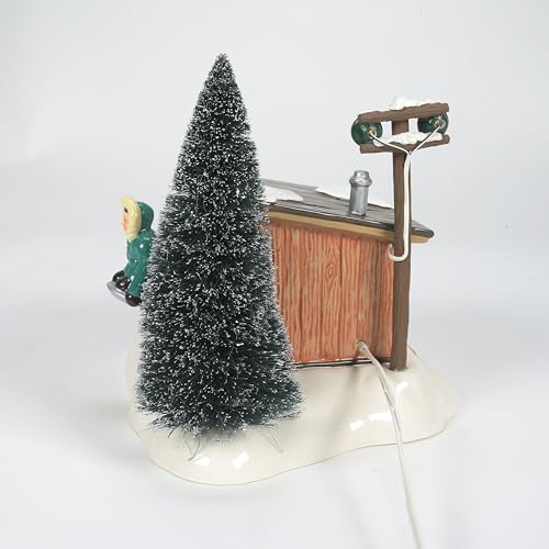 Department 56 National Lampoon Christmas Vacation Griswold Sled Shack Lit Building