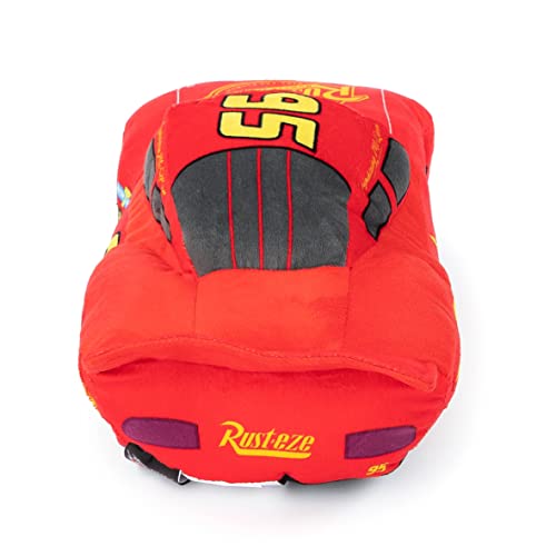 Lightning McQueen Plush Pillow Buddy - Disney Pixar Cars 3 Red Kids Support Pillow, 17.5 Inch