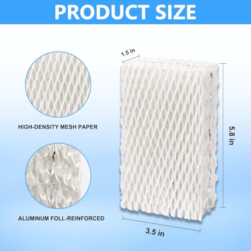 4-Pack WF813 Humidifier Filter Replacement Wick for Cool Mist Humidifiers