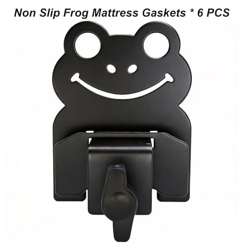 Adjustable Mattress Stopper Set (6 Pack) - Non-Slip Bed Frame Holder