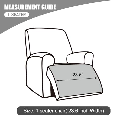 Waterproof Recliner Chair Cover - Non-Slip Furniture Protector, 23.6"