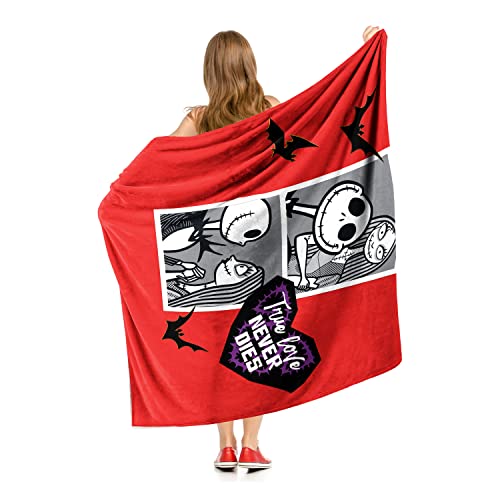 Nightmare Before Christmas Silk Touch Throw Blanket 50x60 True Love Photos