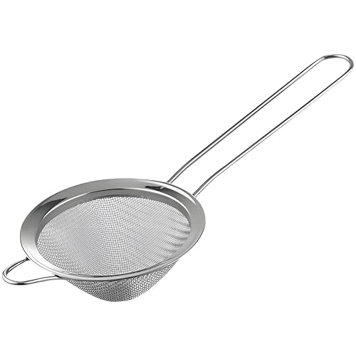 3-Piece Stainless Steel Fine Mesh Strainer Set for Cocktails & Kitchen Use