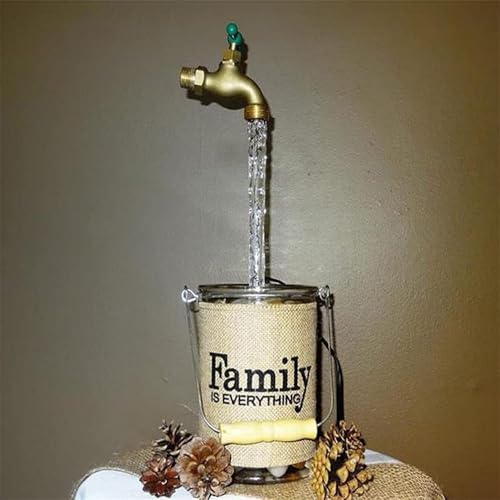 Floating Faucet Fountain USB Powered Garden Water Feature Decor