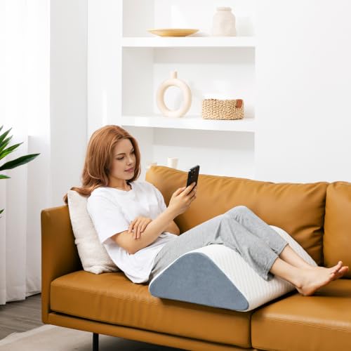 Knee Wedge Pillow for Post-Surgery Recovery - Leg Elevation Support
