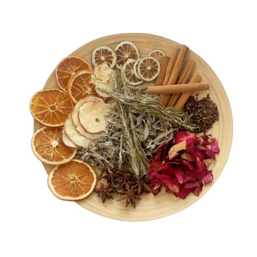 Natural Stovetop Simmer Pot Potpourri Kit with Dried Fruit and Spices