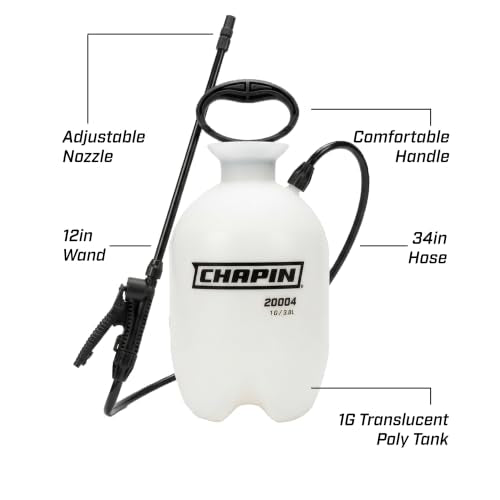 Chapin 1-Gallon Pump Sprayer for Lawn, Garden, Weed Control and Cleaning